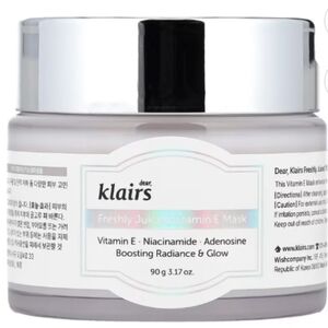 Dear Klairs Freshly Juiced Vitamin E Mask, New, K Beauty Face Skincare